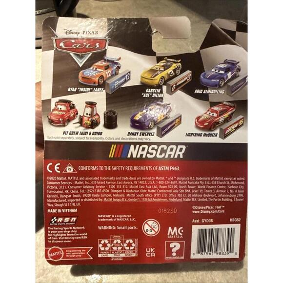 Lot of 4 Disney Pixar Cars 2020, 2022 NASCAR Diecast Cars. Brand New sealed pkg. - Picture 2 of 9